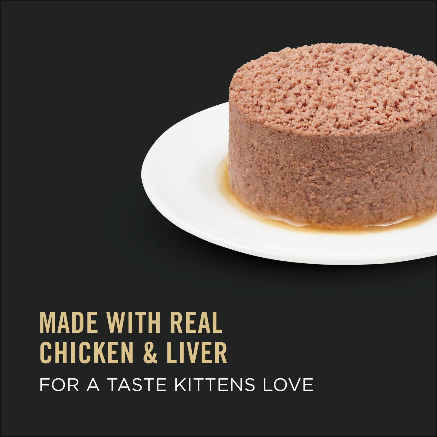 Purina Pro Plan, Grain-Free Chicken & Liver, Wet Kitten Food, 3 oz Cans, 24 Pack