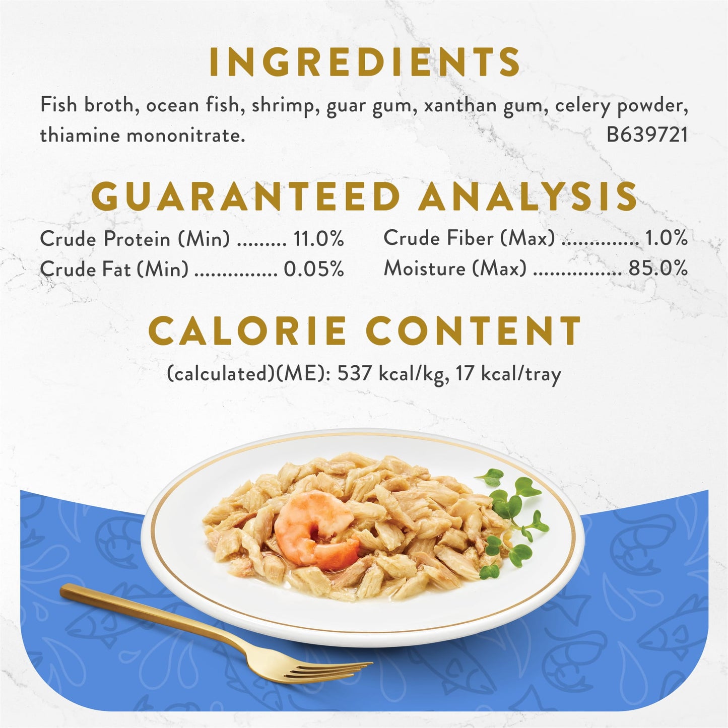 Purina Fancy Feast Appetizers Kitten Food, Wet Cat Food, Oceanfish with Shrimp Topper, 1.1 oz Tub