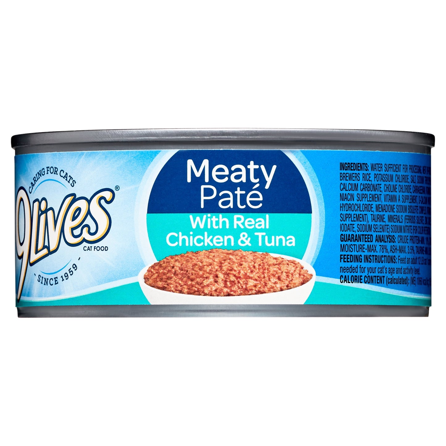 9Lives Seafood and Poultry Favorites Variety Pack Wet Cat Food, 24 5.5-Ounce Cans