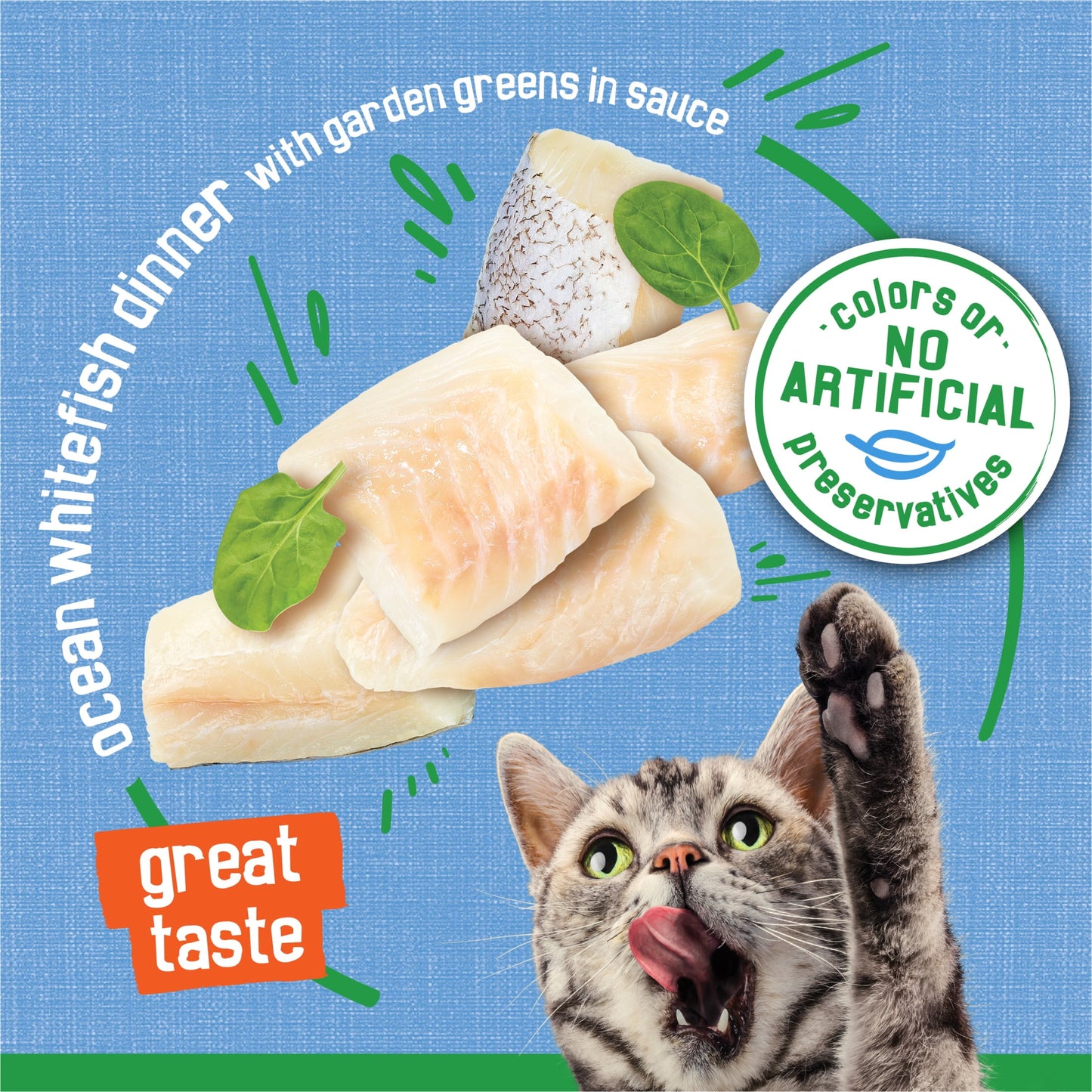Purina Friskies Indoor Flaked Ocean Whitefish Dinner, Wet Cat Food, 5.5 oz Can