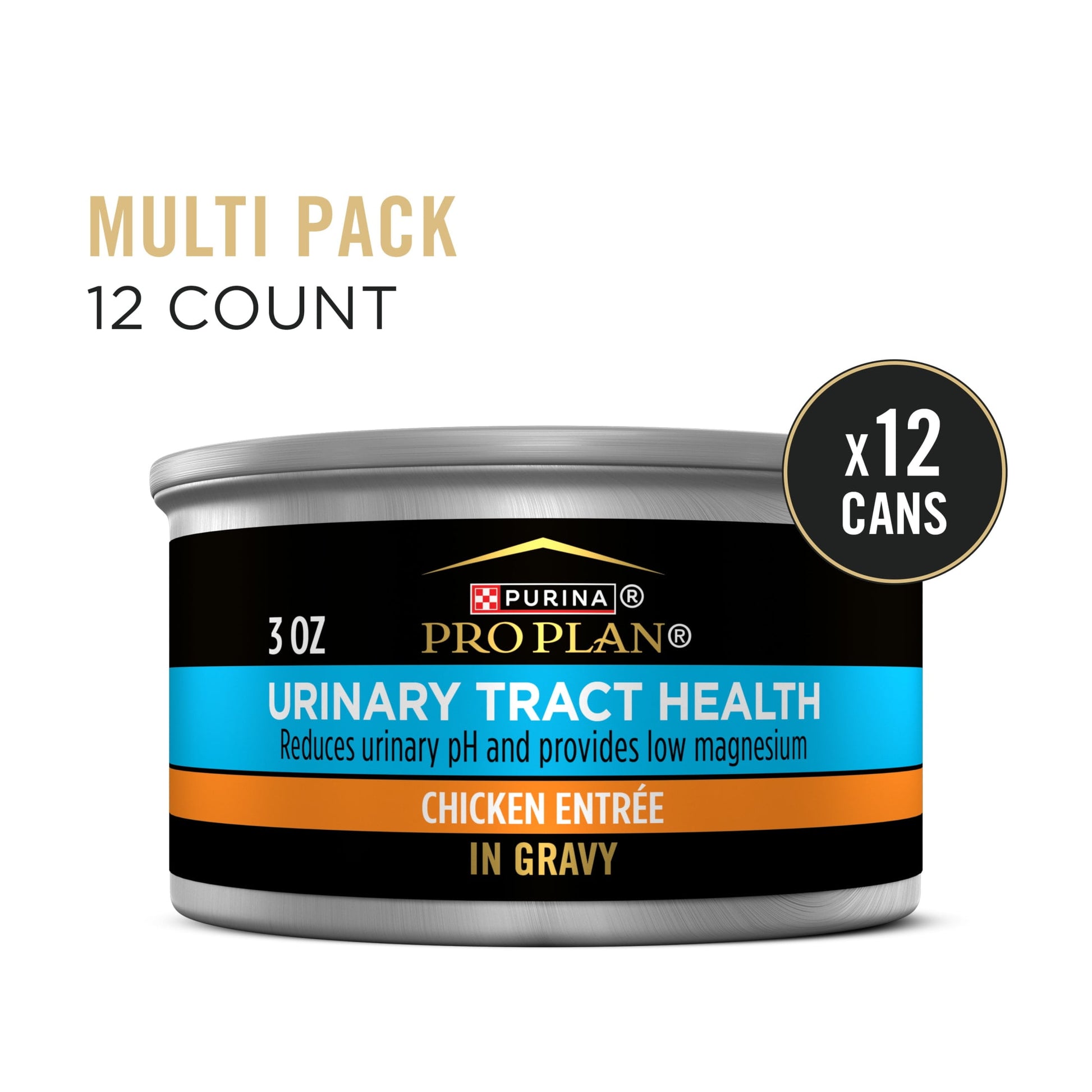 Purina Pro Plan Urinary Tract Health, Chicken, Wet Cat Food, 3 oz Cans, 24 Pack