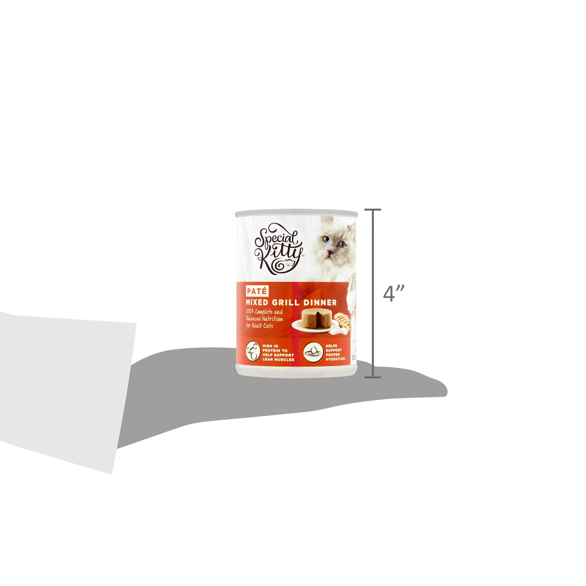 (12 pack) Special Kitty Mixed Grill Dinner Pate Wet Cat Food, 13 oz Can