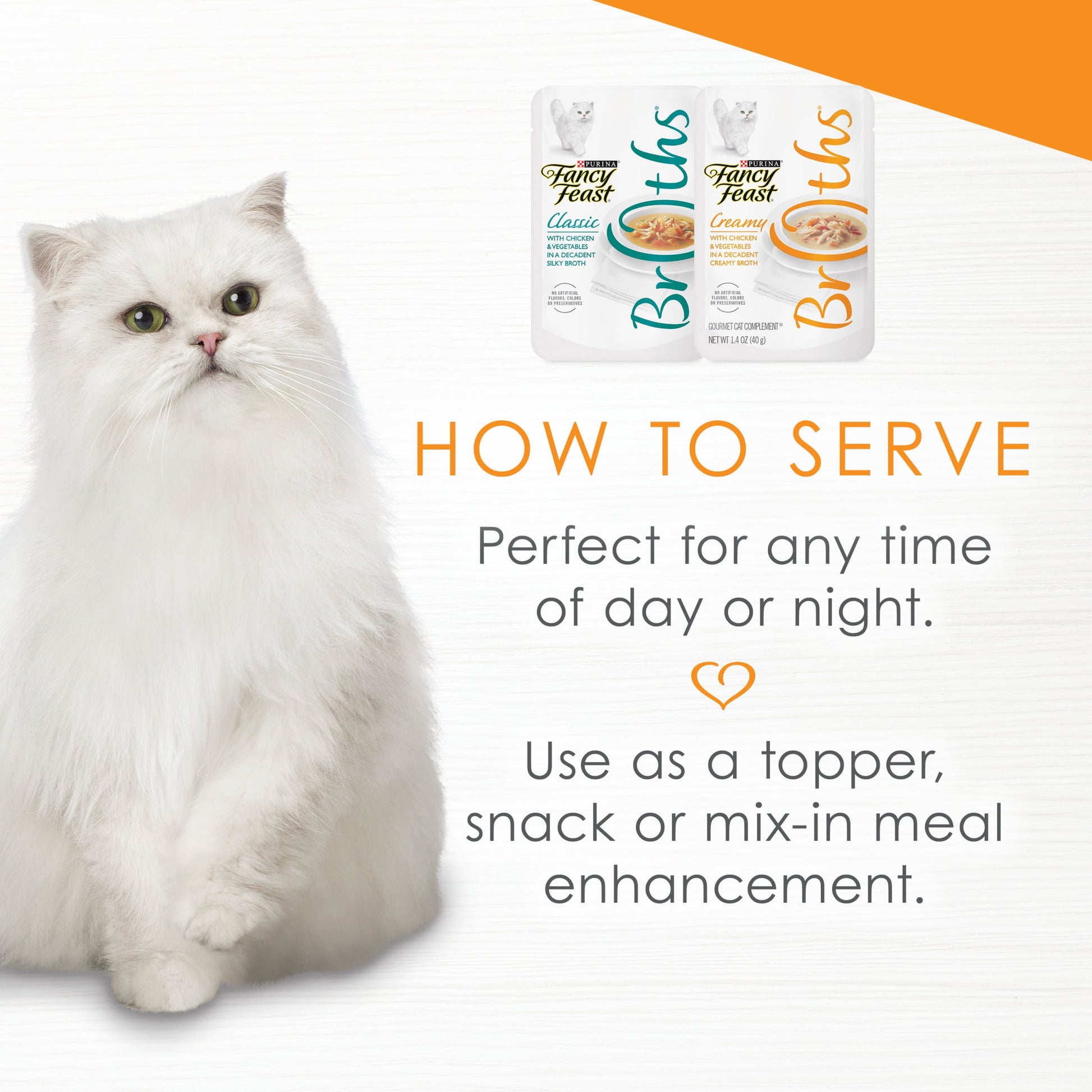 Purina Fancy Feast Broths Kitten Food, Wet Cat Food, Chicken Collection, 1.4 oz Pouch (12 Pack)
