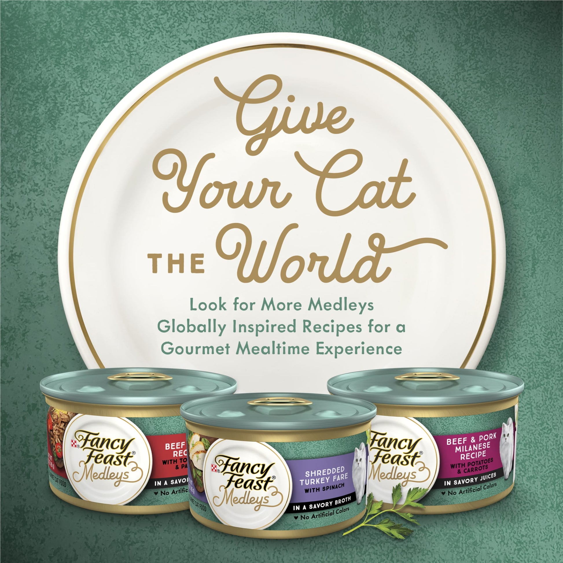 Purina Fancy Feast Medleys Kitten Food, Wet Cat Food, Turkey Primavera, 3 oz Cans (24 Pack)