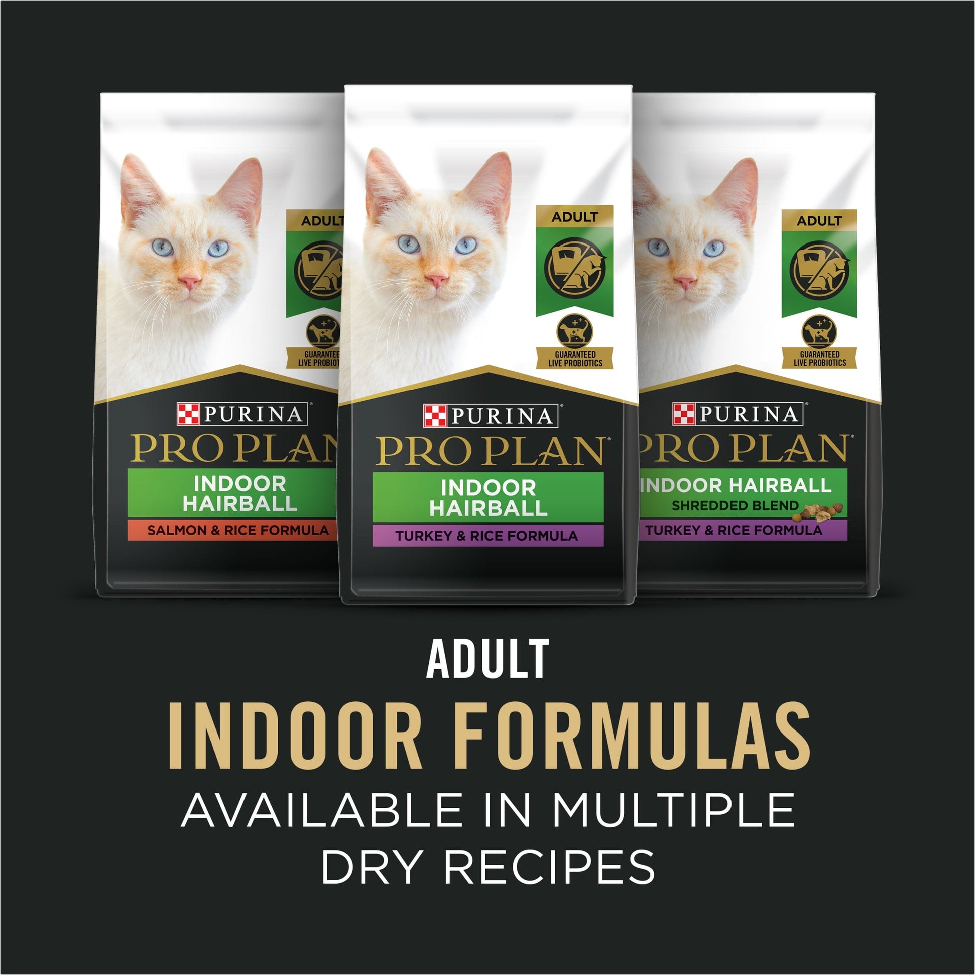 Purina Pro Plan Indoor Balance Chicken, Salmon, and Ocean Whitefish and Tuna Cat Food Wet Entrees Variety Pack