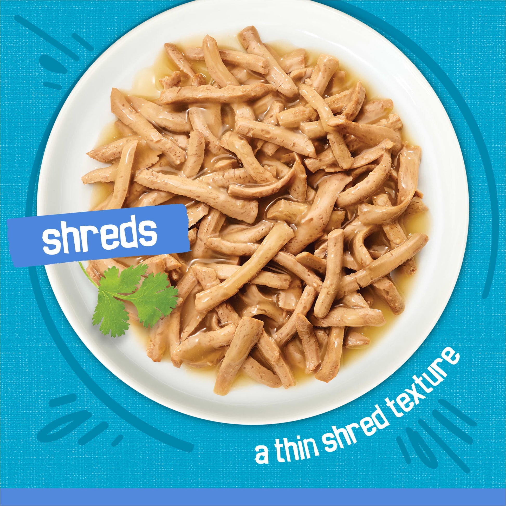 Purina Friskies Shreds Gravy, Soft Whitefish & Sardines, Wet Cat Food, 5.5 oz Cans, 24 Pack