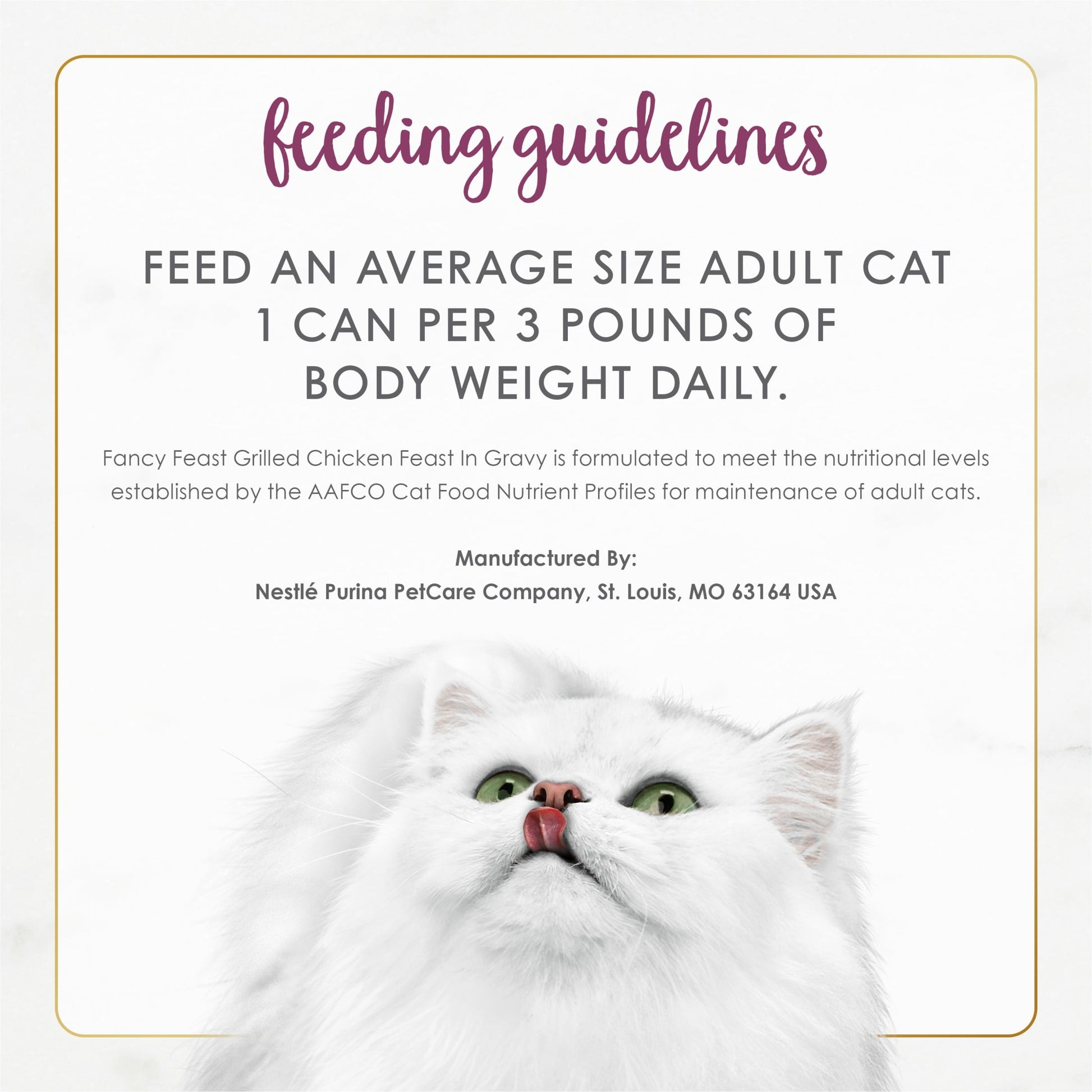 (12 pack) Purina Fancy Feast Grilled Kitten Food, Wet Cat Food, Chicken Feast in Gravy, 3 oz Cans (24 Pack)