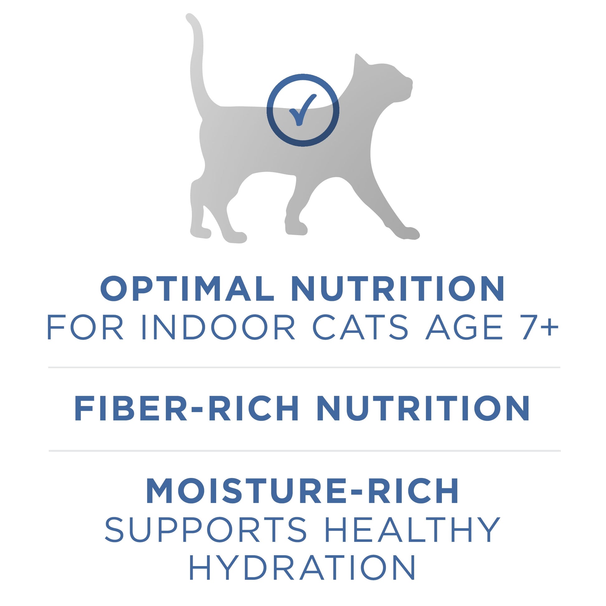 Purina One Indoor Advantage, Chicken & Oceanfish, Wet Cat Food, 3 oz Can