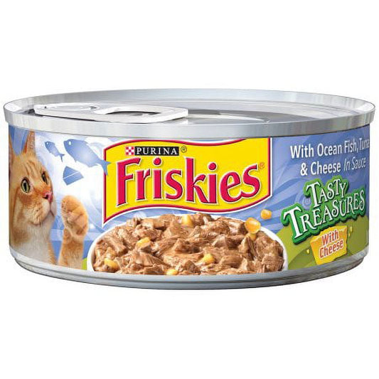 Purina Friskies Tasty Treasures with Ocean Fish (Pack of 18)