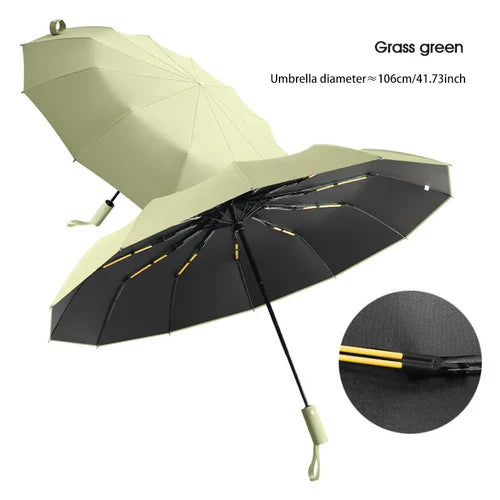 Reinforced 24-Bone Umbrella, Men's Business Strong And Durable