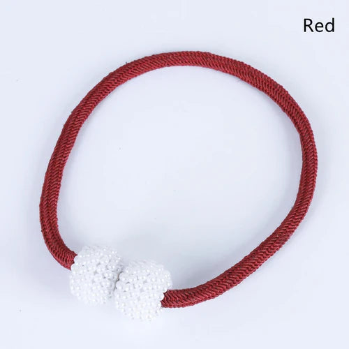 2/4PCS Pearl Magnetic Curtain Clip Curtain Holders Tie Back Buckle