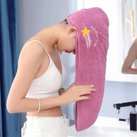 Rapid Dry Towel for Hair Microfiber Towels Anti Frizz Dry Hair Hair