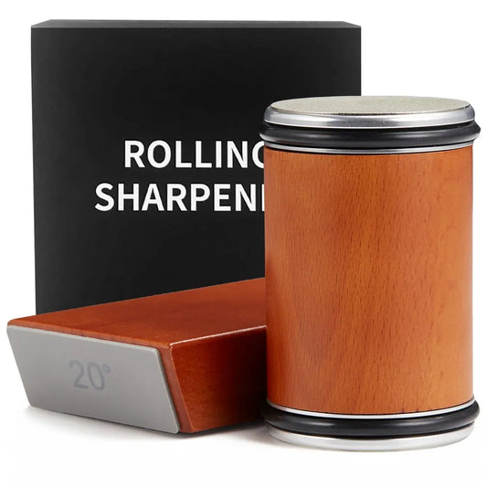 New Rolling Knife Sharpener Kit Magnetic Knife Holder Adjustable Angle