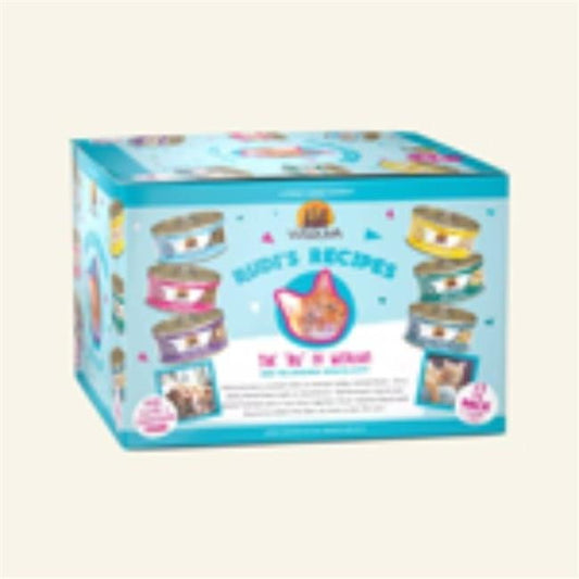 Weruva 810028241930 5.5 oz Cat Rudi Recipe Variety Pack - Case of 12
