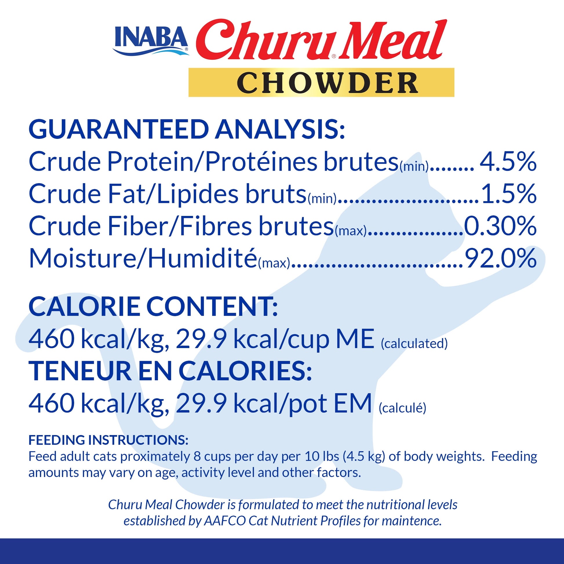 (6 pack) INABA Churu Meal Chowder Adult Wet Cat Food, 2.29 oz cup, Chicken Recipe with Salmon Flavor