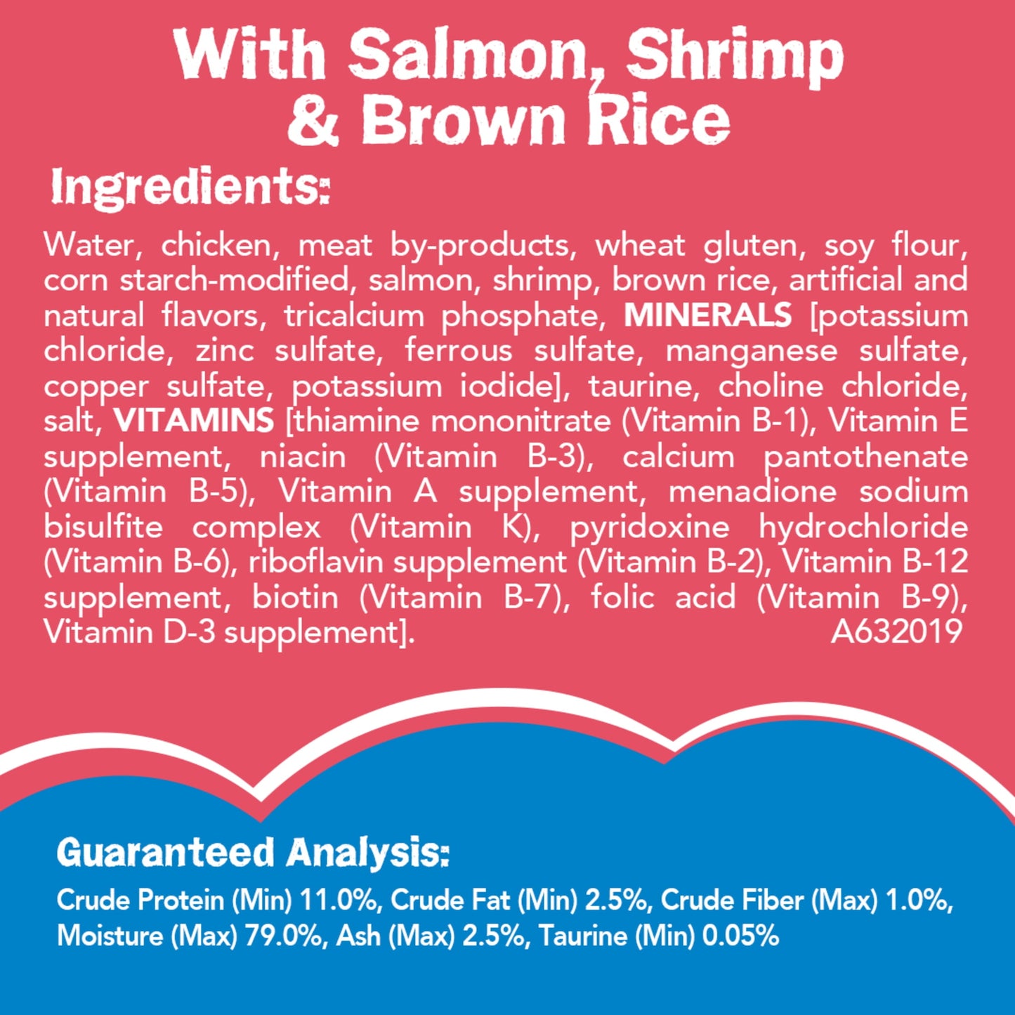 Purina Friskies Ocean Favorites Meaty Bits, Salmon, Shrimp & Brown Rice, Wet Cat Food, 5.5 oz Can