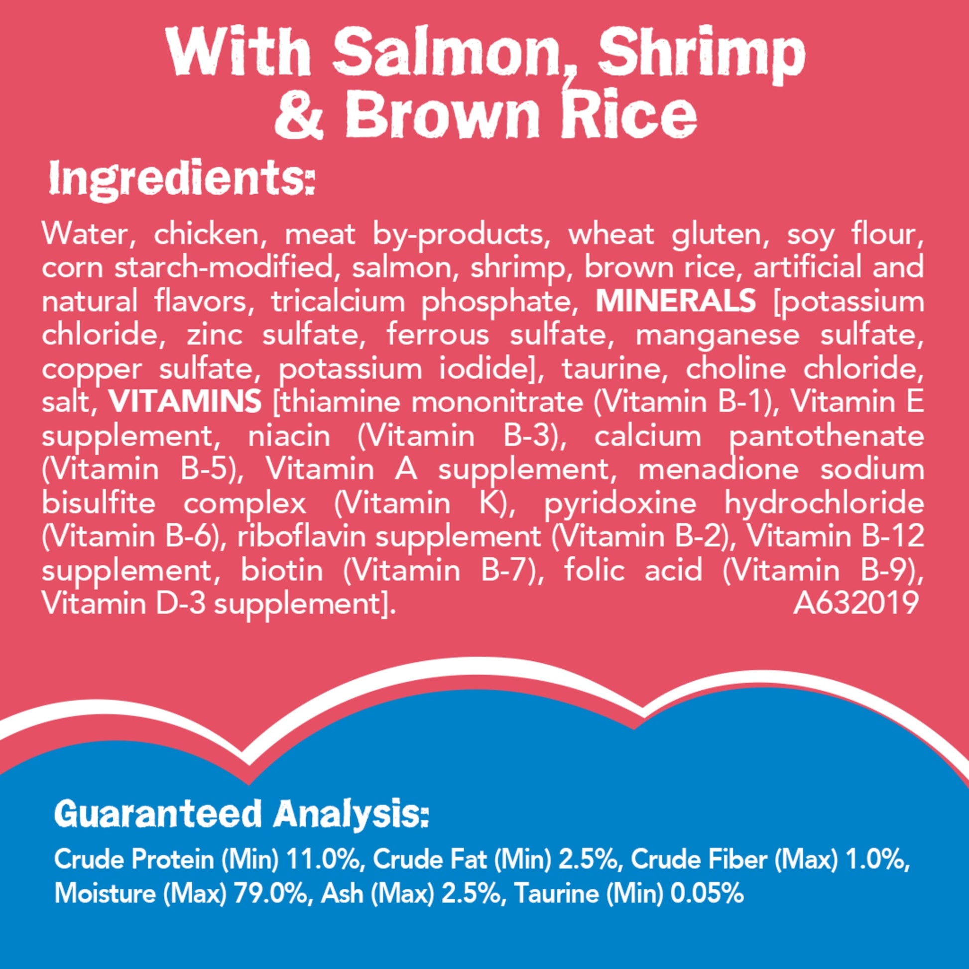 Purina Friskies Ocean Favorites Meaty Bits, Salmon, Shrimp & Brown Rice, Wet Cat Food, 5.5 oz Can