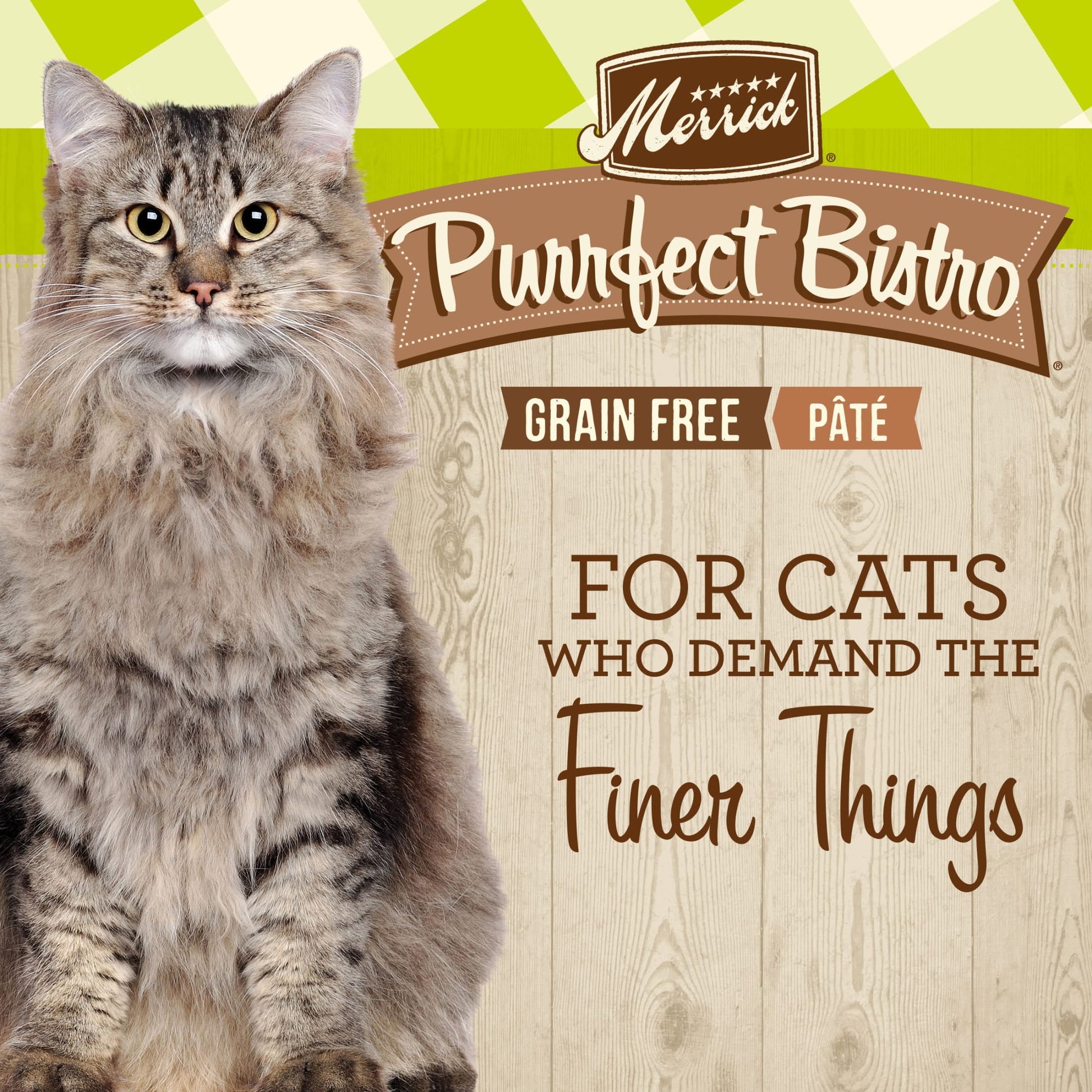Merrick Purrfect Bistro, Grain Free High Protein Turkey, Wet Cat Food, 24 Count, 3 oz Cans