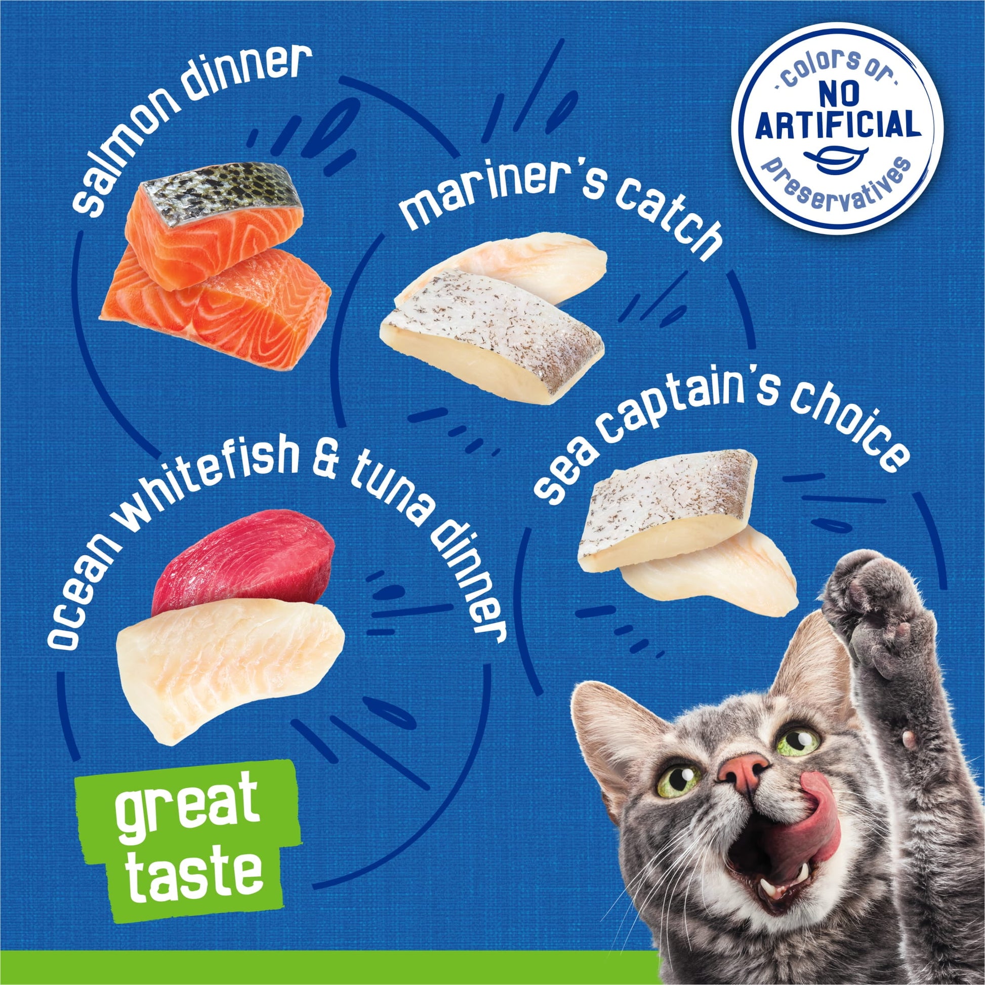 (2 pack) Purina Friskies Pate Seafood Favorites Variety Pack, Wet Cat Food, 5.5 oz Cans, 32 Pack