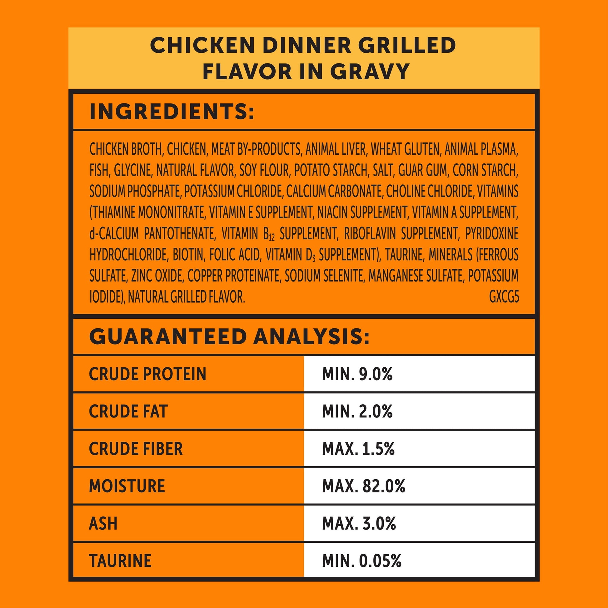 (8 pack) Vibrant Life Chicken Dinner Grilled Flavor Cuts in Gravy Wet Cat Food, 3 oz Can