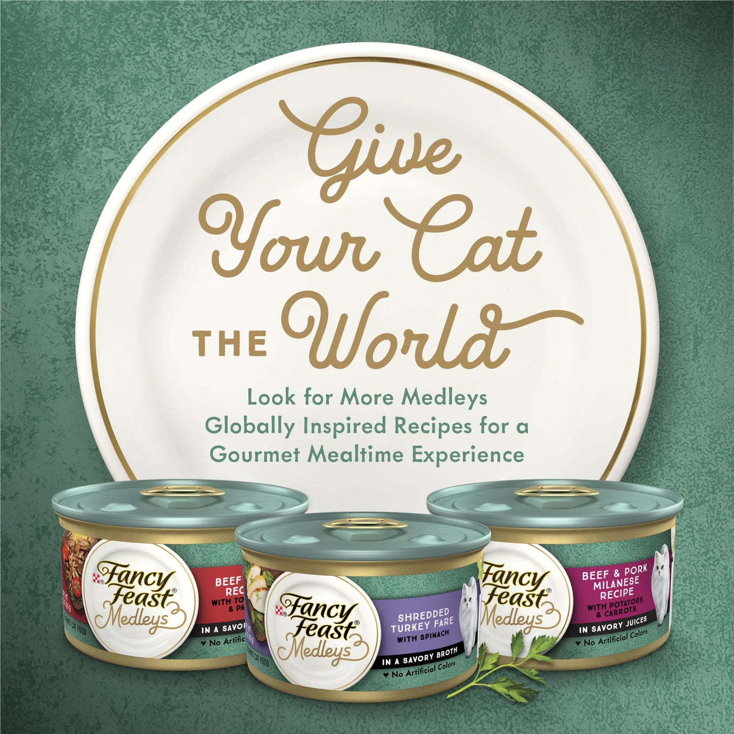 Purina Fancy Feast Medleys Kitten Food, Wet Cat Food, Chicken Florentine & Spinach, 3 oz Can