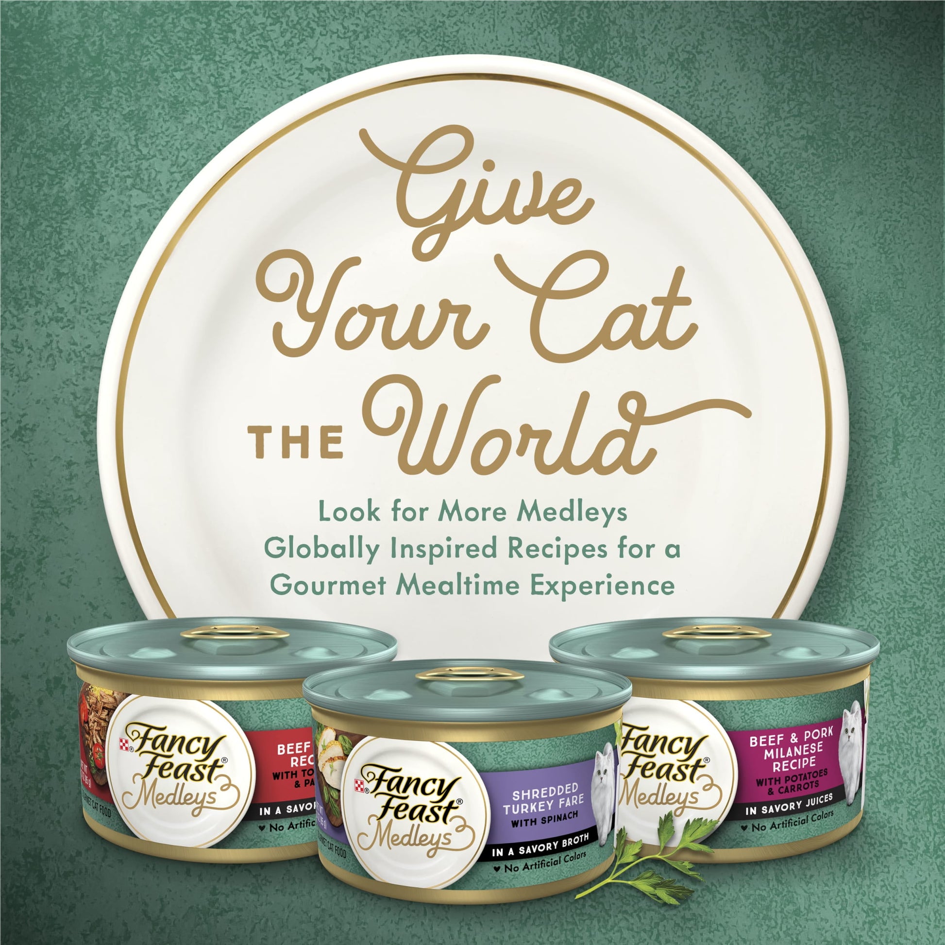Purina Fancy Feast Medleys Kitten Food, Wet Cat Food, Chicken Florentine & Spinach, 3 oz Can