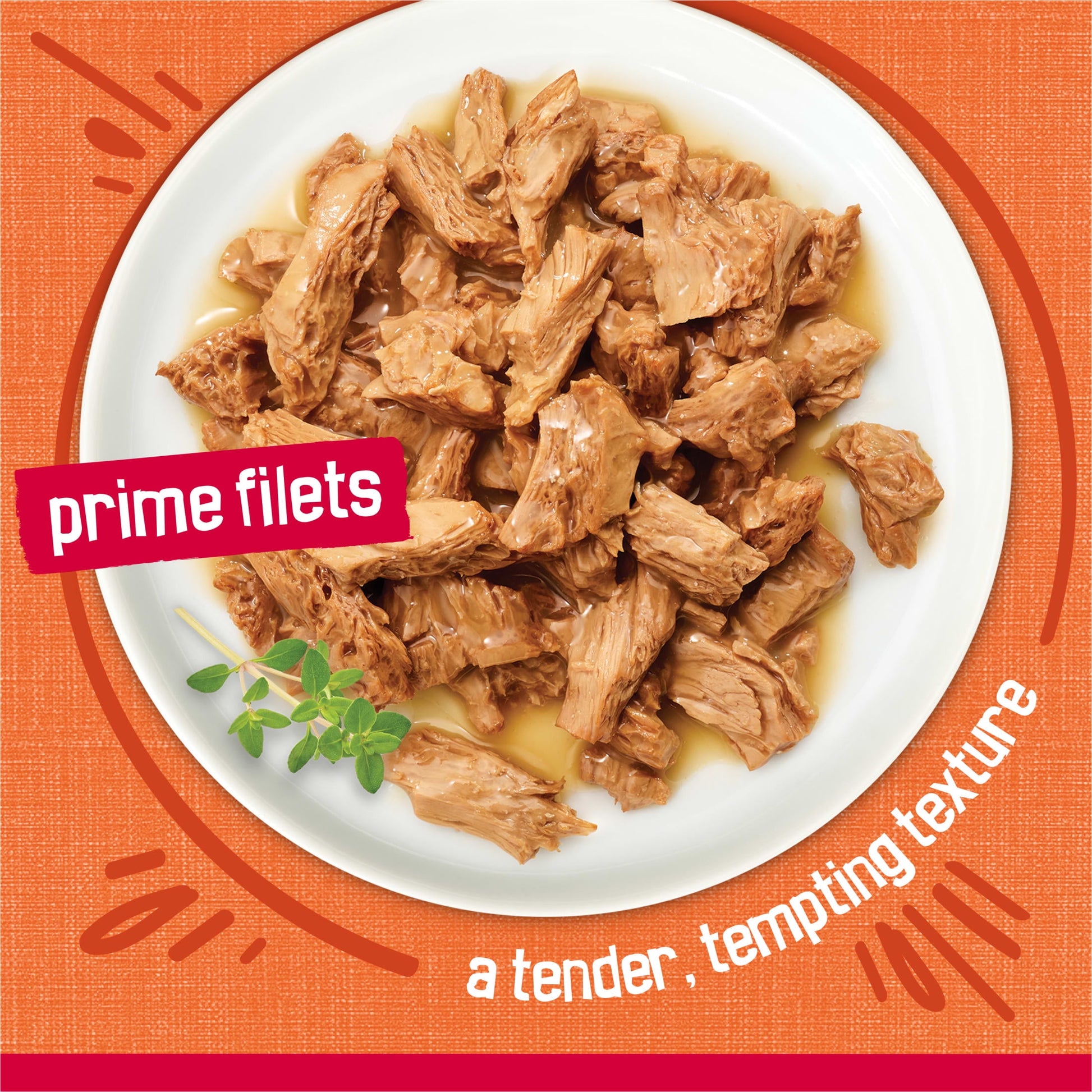 (12 pack) Purina Friskies Prime Filets, Chicken and Tuna Dinner in Gravy, Wet Cat Food, 5.5 oz Can