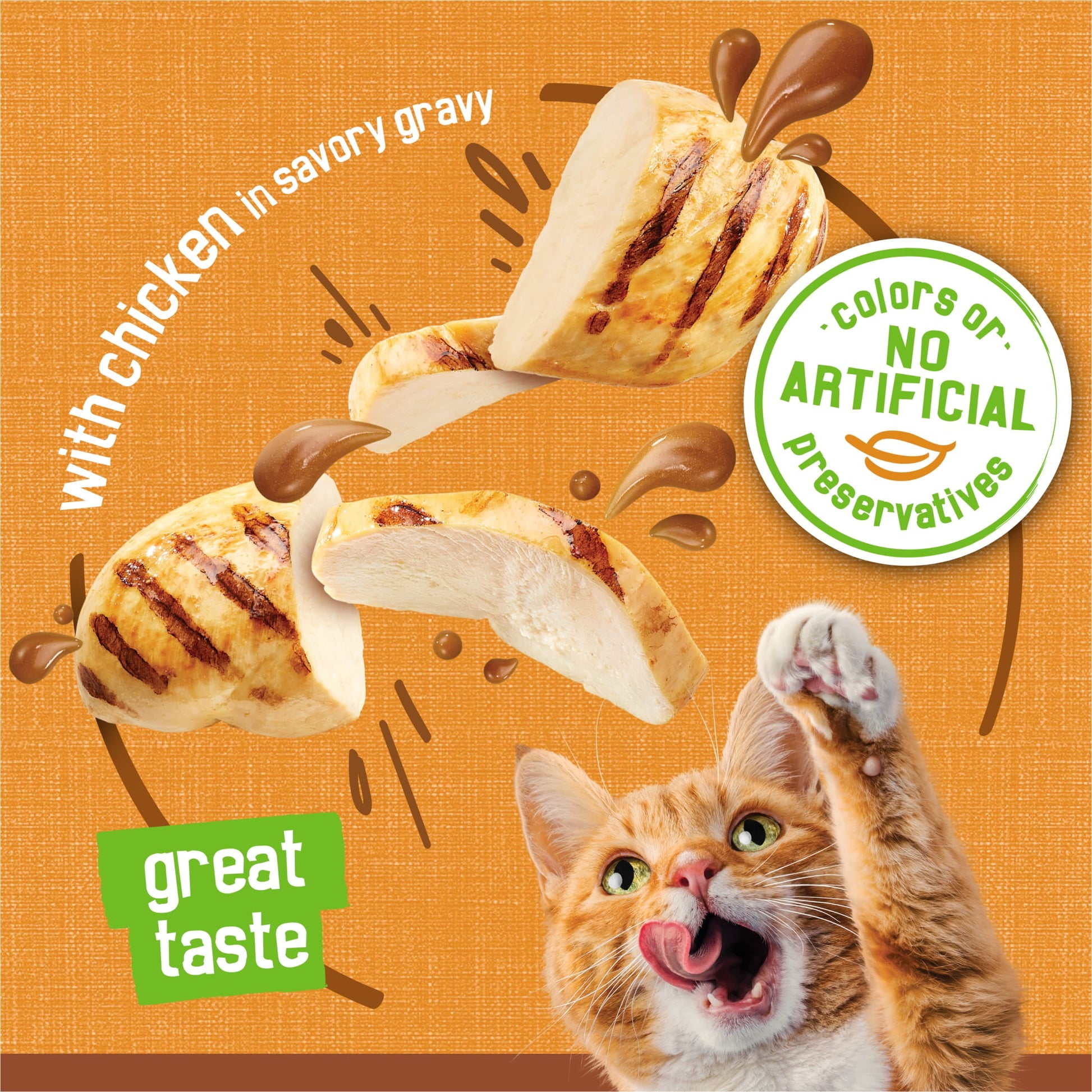 (24 pack) Purina Friskies Extra Gravy Pate With Chicken, Wet Cat Food, 5.5 oz Can