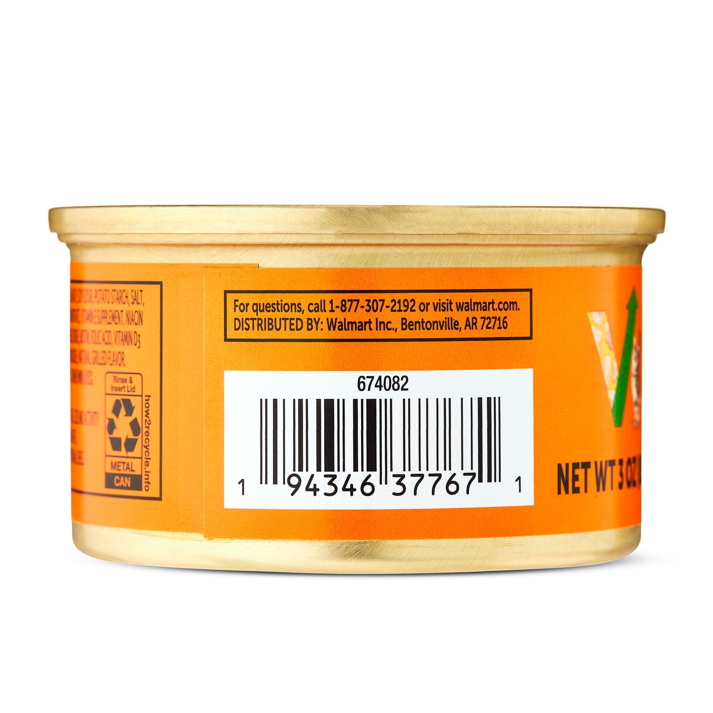 (8 pack) Vibrant Life Chicken Dinner Grilled Flavor Cuts in Gravy Wet Cat Food, 3 oz Can